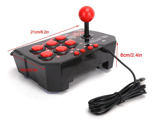 Ebtools Fight Stick Portable, Fighting Stick Fighter Usb