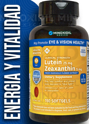 Members Mark Luteína 25 Mg Zeaxantina 5 Mg 150 Softgels Sabor Sin Sabor