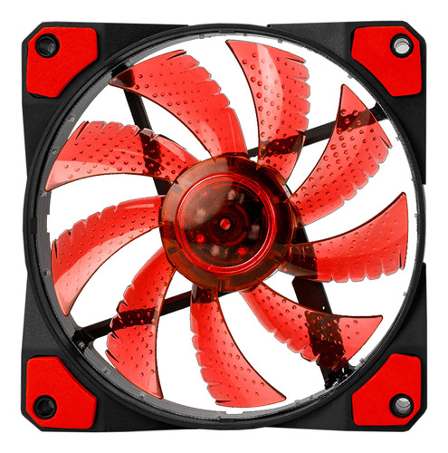 Fan Cooler Ventilador Marvo 12x12 Cm Rojo Tranza