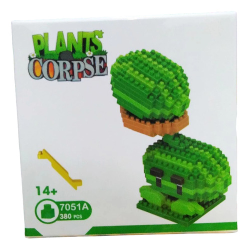 Plantas Vs Zombies Sandia Bloques Para Armar 380 Piezas 380 7051