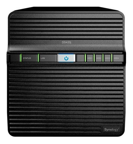 Imagen 1 de 5 de Servidor Nas Synology Case 4 Bahías Sata Usb Lan Raid 0 A 10