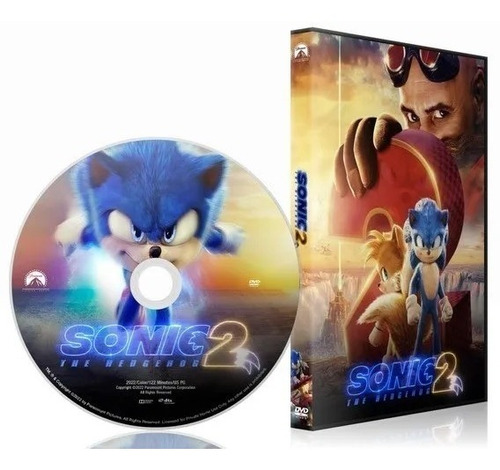 Sonic 2 La Pelicula 2022 Dvd