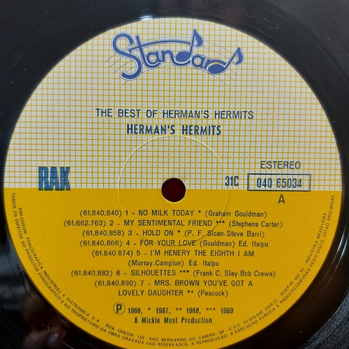 Vinil Lp Herman's Hermits