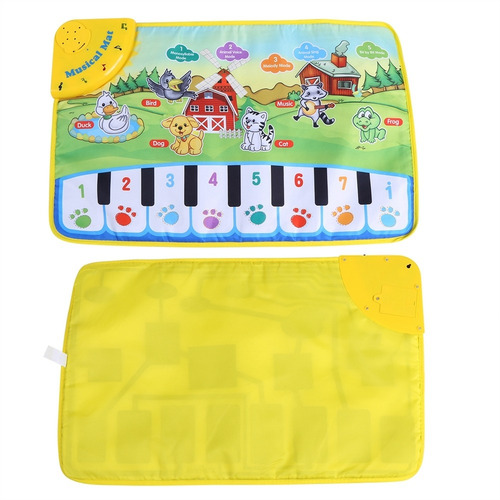 Tapete De Música Bebê Crianças Rastejando Piano Tapete Ed