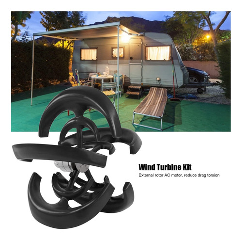 Luqeeg P/ Kit Generador Turbina Eólica 5 Cuchillas 1200w