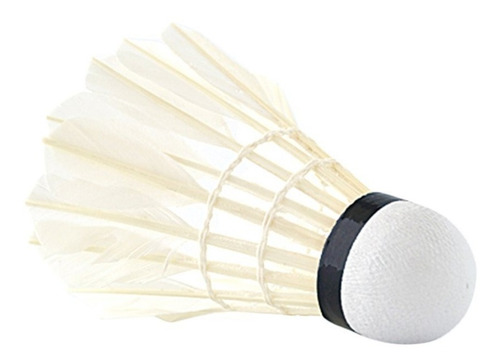 Plumas De Badminton Natural X3 Unidades