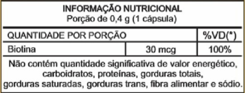 Kit 3 Biotina Firmeza Crescimento Saúde Cabelos Unhas Pele