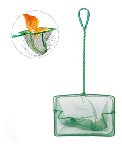 Rede De Aquário Fish Net 5  Tamanho 12x10x38 Cm 