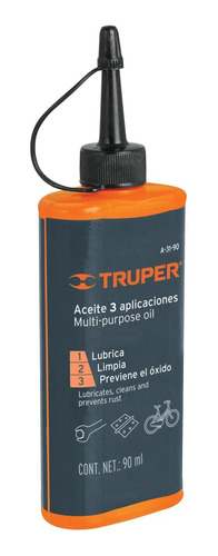 Truper Aceite Multiusos 3 Aplicaciones 90ml