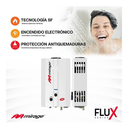 Mirage Flux 6L A gas - Blanco - GN