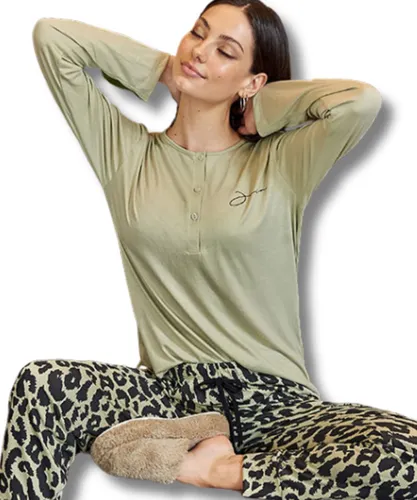Pijama Mujer Jaia Animal Print Talles Especiales 23001e