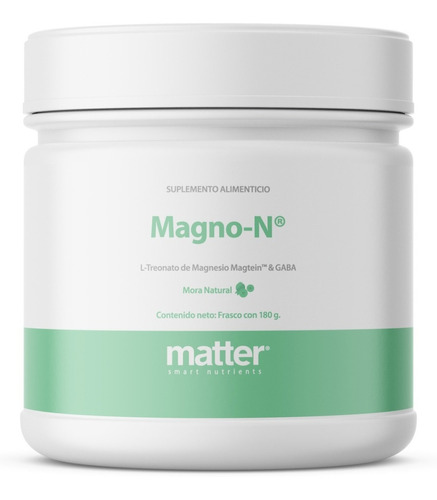 Matter Smart Nutrients Magnesio y GABA Magno-N Polvo Mora 3g