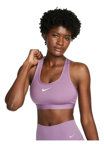 Top Nike Swoosh Medium Support De Mujer - Dx6821-536