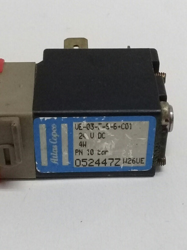 Bobina Solenóide Atlas Copco Ve03-e-s6c01 24vdc 4w 10bar (Usado)