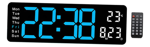 Despertador Digital Mini Relógio De Mesa Relógio Azul