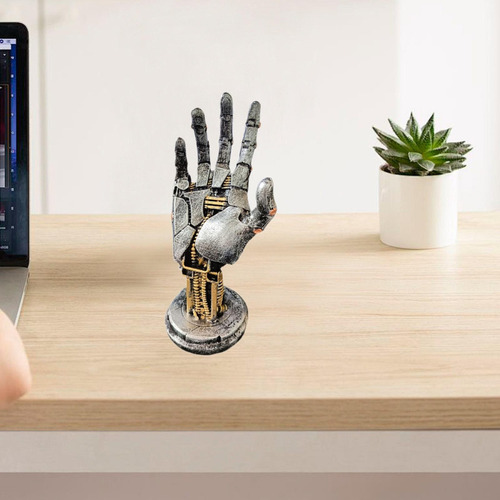 Estatua De Mano Robótica, Adorno De Escritorio, Artesanía