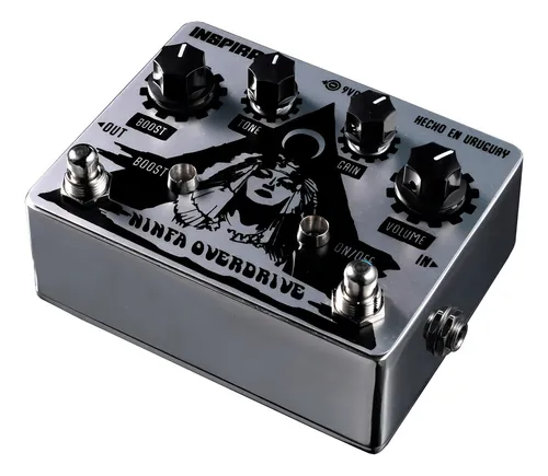 Pedal de efecto Inspira FX Ninfa Overdrive plateado