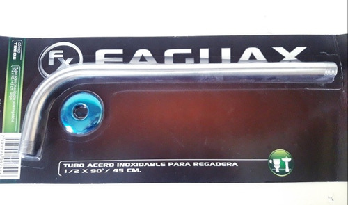 Brazo Tubo Para Ducha Regadera 45 Cm X 1/2 Acero Inoxidable 