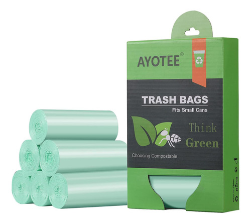 Bolsas Compostables Ayotee Kutuku, Cap 5 L, 125 Unidades