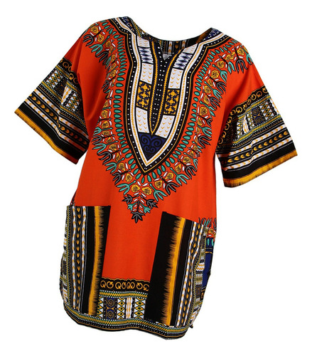 Dashiki Africano Tradicional - Camisa De Algodón Para Hombre