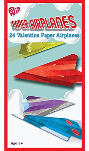 Paper Magic 24ct Paper Airplanes Ninos Classroom Valentine