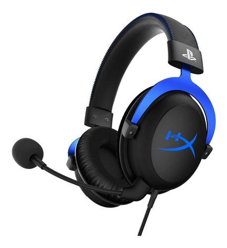 Auriculares Hyperx Cloud Azul Ps4 Licencia Headset Gamer