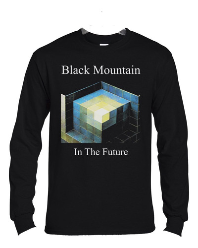 Polera Ml Black Mountain In The Future Rock Abominatron