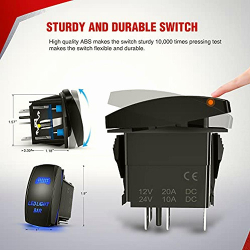Nilight Ni-wa 08 barra De Luz Led Arnés De Cableado Kit