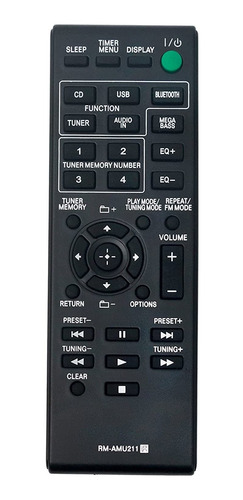 Control Remoto Rm-amu211 Para Sony Hcd-ecl99bt Mhc-ecl99bt 