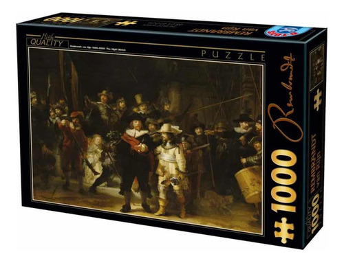 Rompecabezas Rembrandt Night Watch 1000 Piezas Arte Nocturna