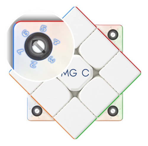 Cubo Mágico 3x3 Magnético Yj Mgc Evo 1.0 Stickerless