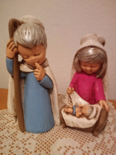 Pesebre Jose Y Maria Con Niño