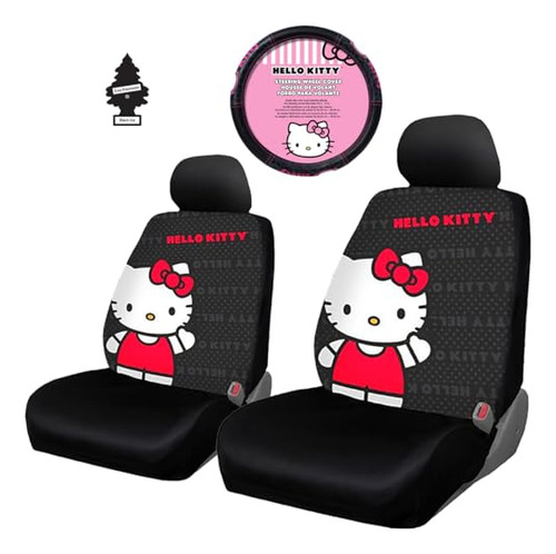 Yupbizauto 4 Piezas Hola Kitty Accesorios De Coche Cubierta