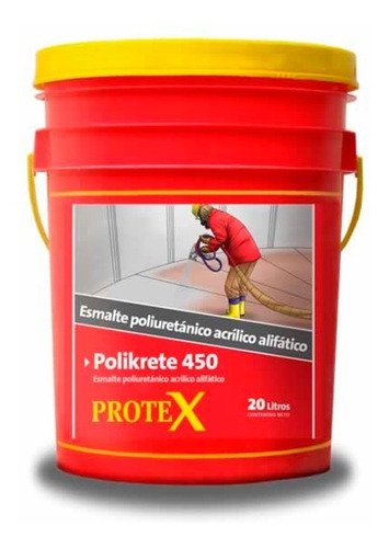 Polikrete 450 Pintura Poliuretánica Colores Intensos X 5lts