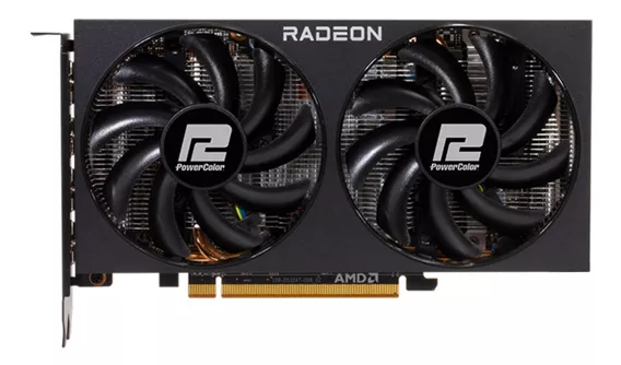Placa de video AMD PowerColor Fighter Radeon 6600 Series RX 6600 XT AXRX 6600XT 8GBD6-3DH 8GB