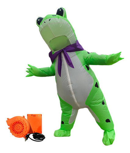 Q Traje Inflable De Rana Traje De Rana De Escenario Vestido