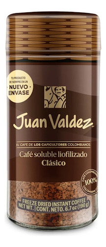 Café Juan Valdez Liofilizado 190 Gr
