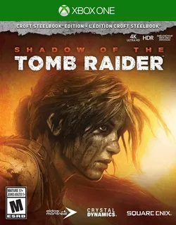 Shadow Of The Tomb Raider Croft Steelbook Xbox One Físico Ev