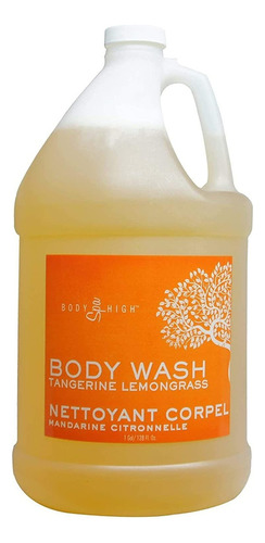 Mandarine Lemongrass Body Wash Spa Masaje Salón De Masaje Co