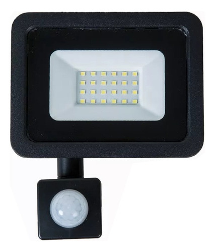 Reflector De Led Con Sensor Movimiento 20 W / Contacto Colon