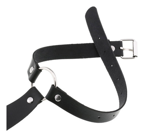 Mll (bk) Black Leather Gothic O-ring Screw
