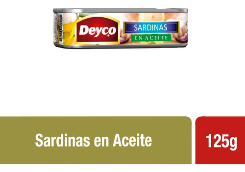 Sardinas En Aceite Deyco 125 G