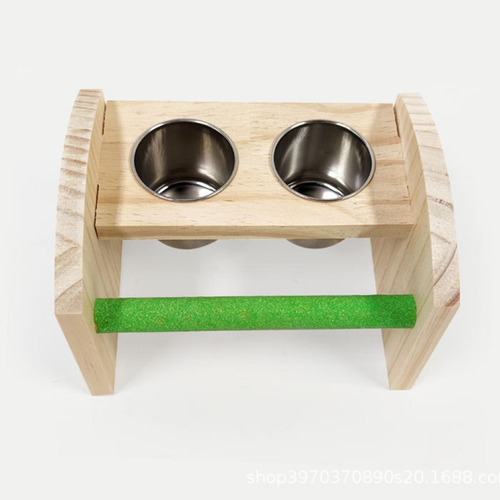 Cuenco Para Pájaros De Acero Inoxidable, Dispensador De