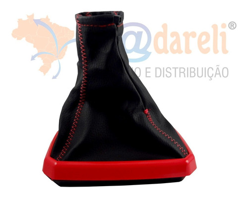 Coifa Corsa 95 A 12 Napa Pt Costura E Aplique Vermelho Base