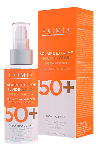 Eximia Solaire Extreme Fps 50 Fluide Color Protector Solar