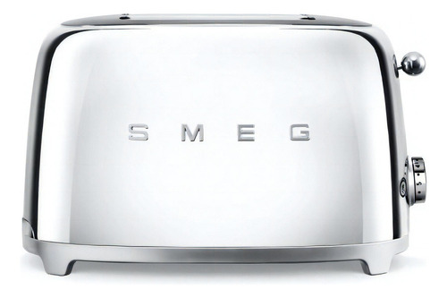 Tostadora Smeg Diseño Exclusivo Vintage Colores 2 Panes Color Cromo