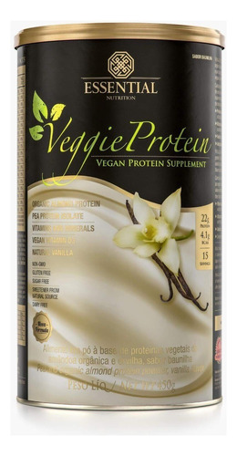 Veggie Protein - Essential Nutrition Sabor Vanilla (450g)