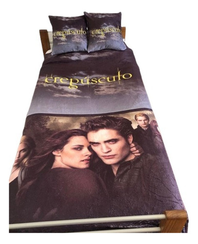 Crepusculo - Combo Manta + 2 Fundas Almohadón