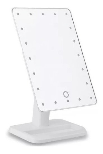 Imagen 2 de 2 de Espejo Maquillaje Led Luz Iluminacion Blanco