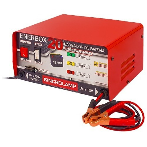 Cargador De Baterias Portatil Enerbox 20 Sincrolamp